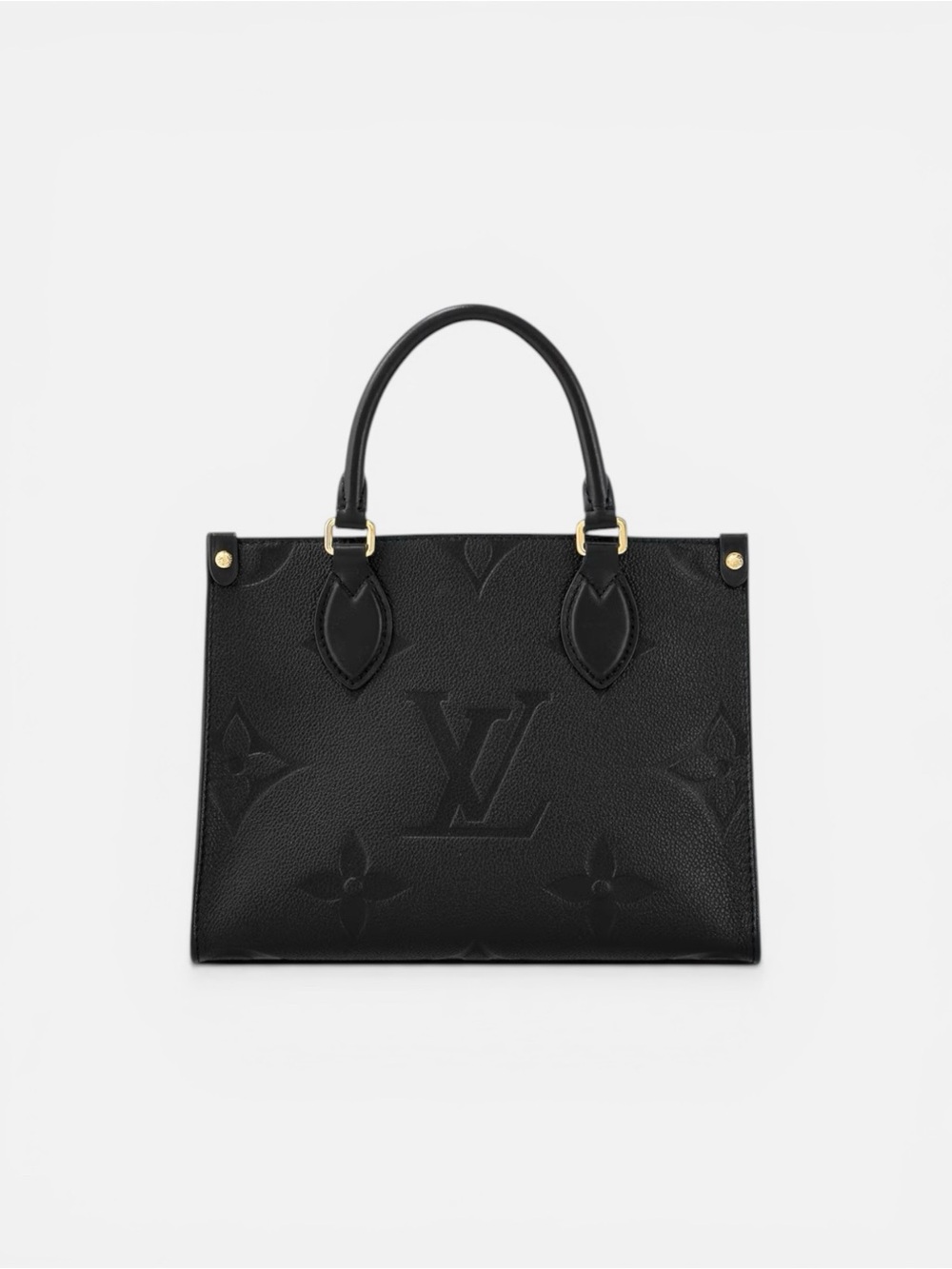 Louis Vuitton Onthego MM Black Empreinte | Entrupy Verified | Great Condition